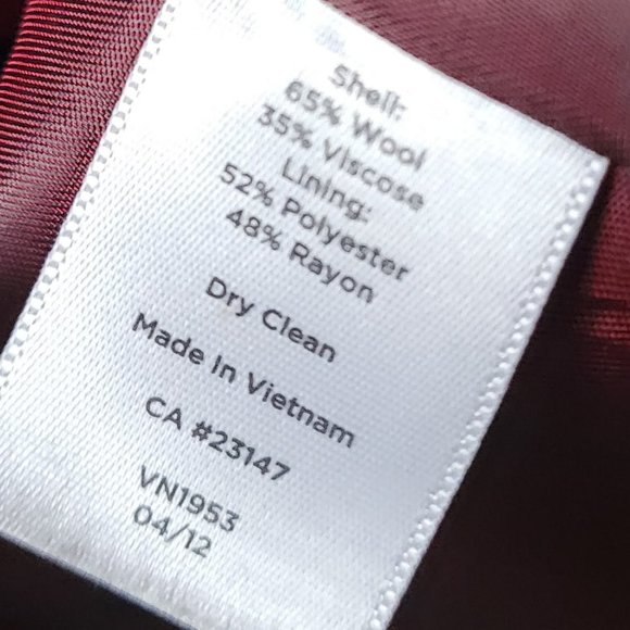 NWOT Stunning Talbots Fall Colors Orange Green Pink Plaid Jacket Size 12 - Picture 13 of 13